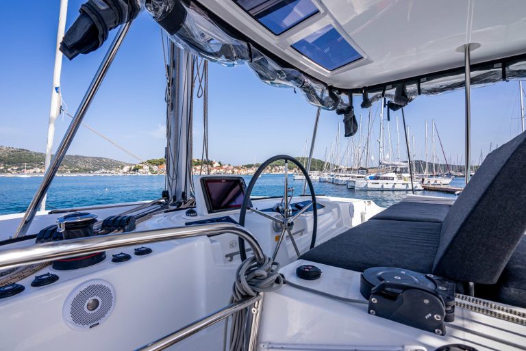 Sofia/Lagoon 46 offers a wonderful setting for a Croatia Sailing Vacation