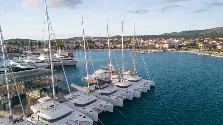 Croatia sailing starts from the Croatian port of Mariana Frapa.