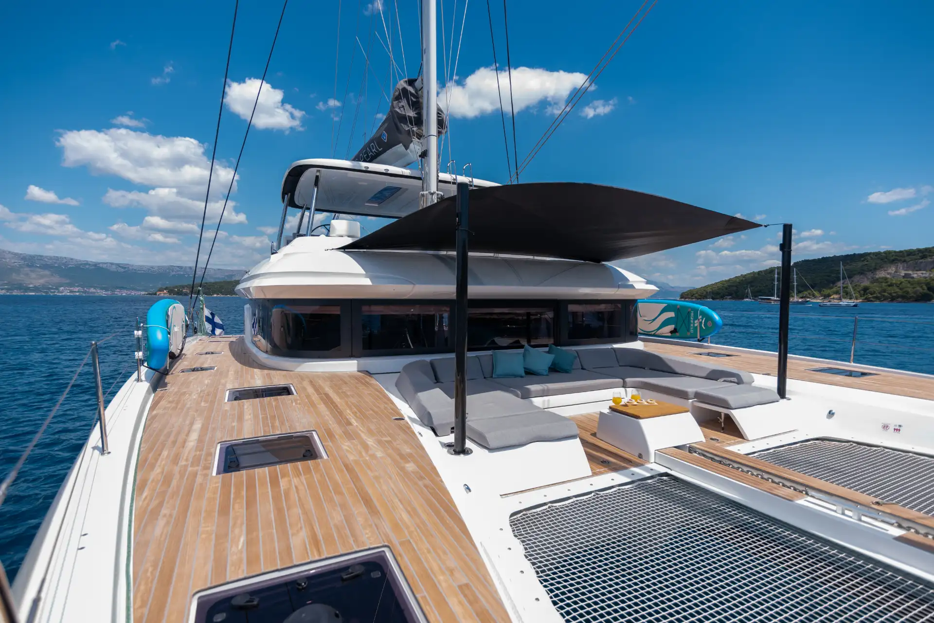 Kroatian luksuspurjehdus Adriatic Pearl Lagoon 55 -katamaraanilla